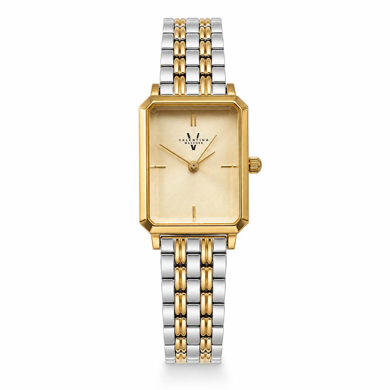 Valentina Milano klokke, tofarget/champagne