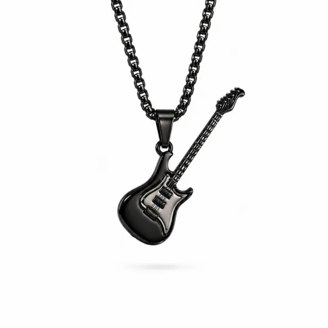 Gitar smykke, sort