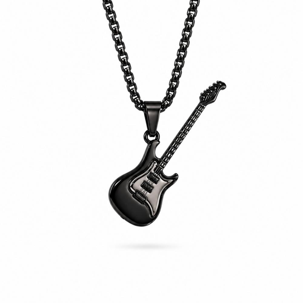 Gitar smykke, sort